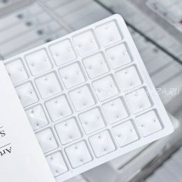 Глянцевые Пластиковые Пришивные Стразы White Квадрат 12 мм
