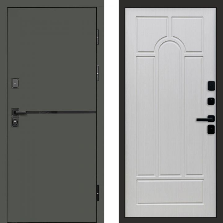 Входная дверь Termo-door Тренд Грин Арка лиственница