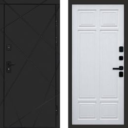 Входная дверь Termo-door Лучи BLACK Блэк Лиственница премиум