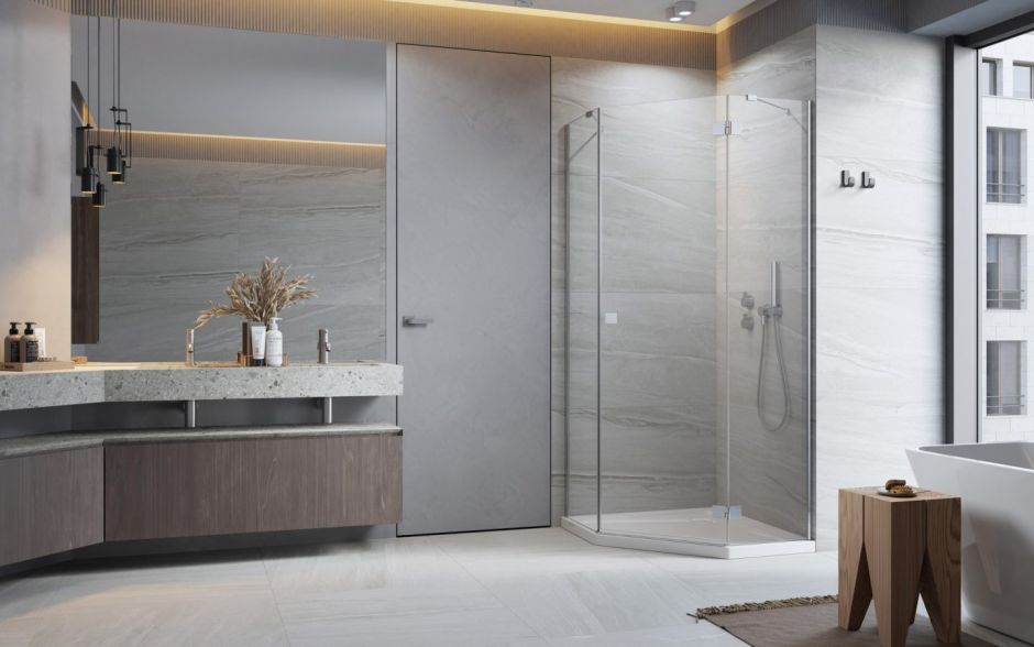 Душевой уголок Radaway Essenza PTJ 90 х 80 см ФОТО