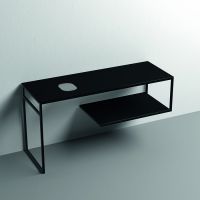 Консоль Kerasan Louise 9332k5 140Х74 с полкой схема 1