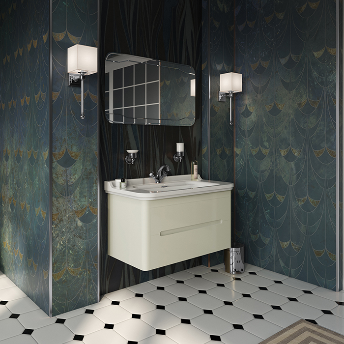 Тумба под раковину Kerasan Waldorf 925530 100Х51 с ящиками