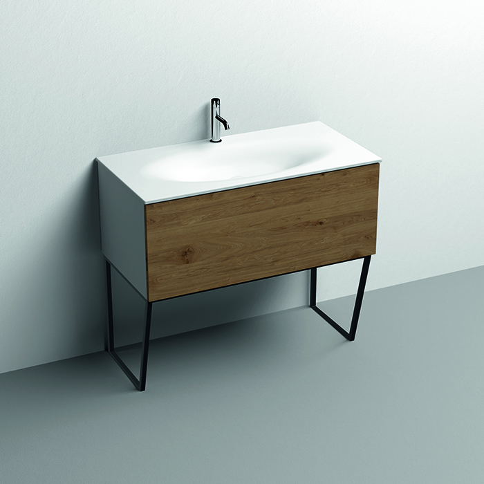 Изображение Тумба под раковину Kerasan Shape 9334K1 102Х52 с ящиком