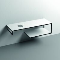 Консоль Kerasan Louise 9322k5 140Х50 с полкой схема 3