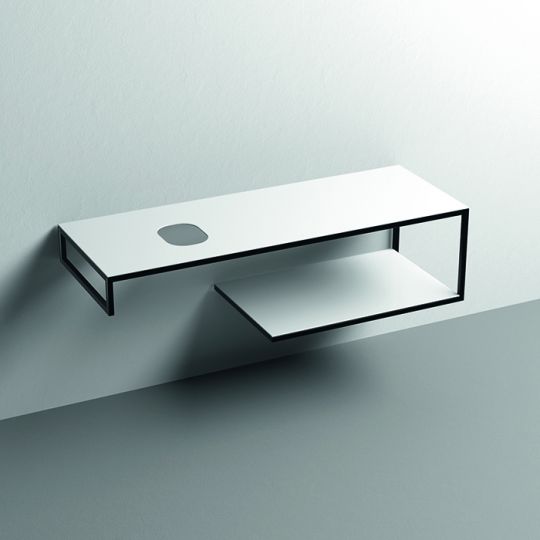 Консоль Kerasan Louise 9322k5 140Х50 с полкой схема 3