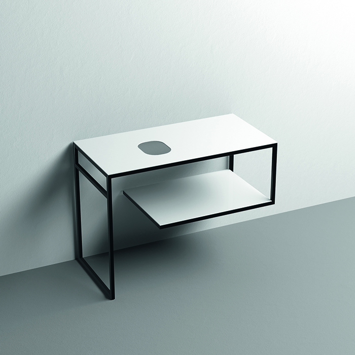 Изображение Консоль Kerasan Louise 9332k2 100Х74 с полкой