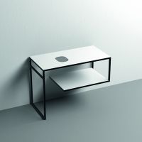 Консоль Kerasan Louise 9332k2 100Х74 с полкой схема 1