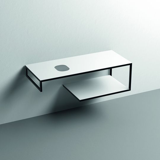 Консоль Kerasan Louise 9322k3 120Х50 с полкой схема 3