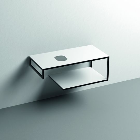 Консоль Kerasan Louise 9322k1 100Х50 с полкой схема 3