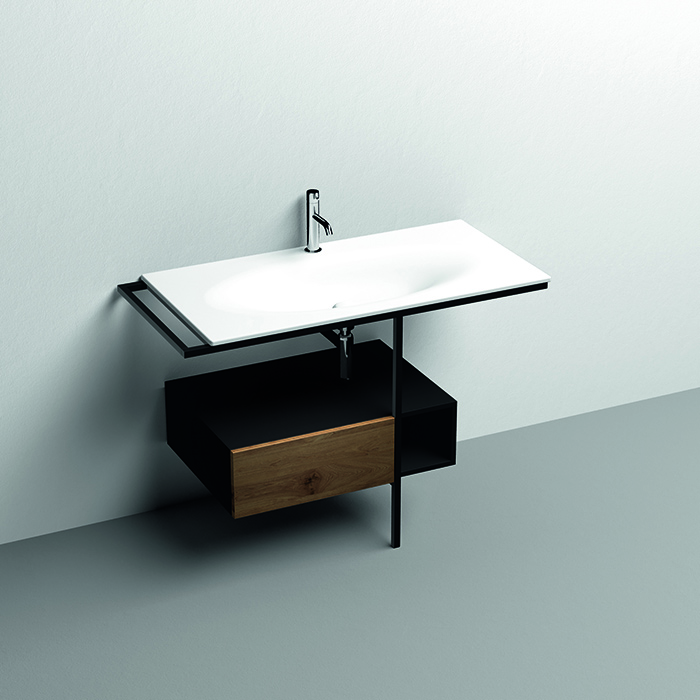 Изображение Консоль Kerasan Shape 9326K1 102Х50 с ящиком