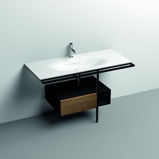 Консоль Kerasan Shape 9326K1 102Х50 с ящиком схема 3