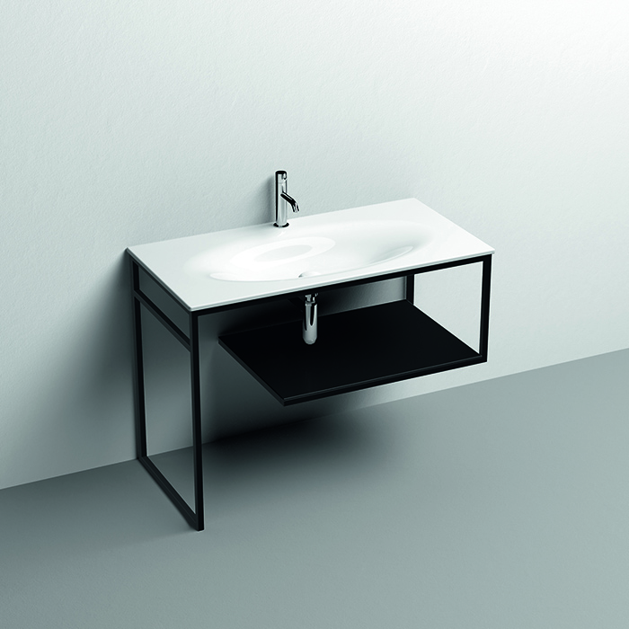 Изображение Консоль Kerasan Shape 9333K1 102Х52 с полкой