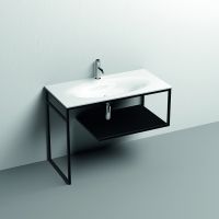 Консоль Kerasan Shape 9333K1 102Х52 с полкой схема 1