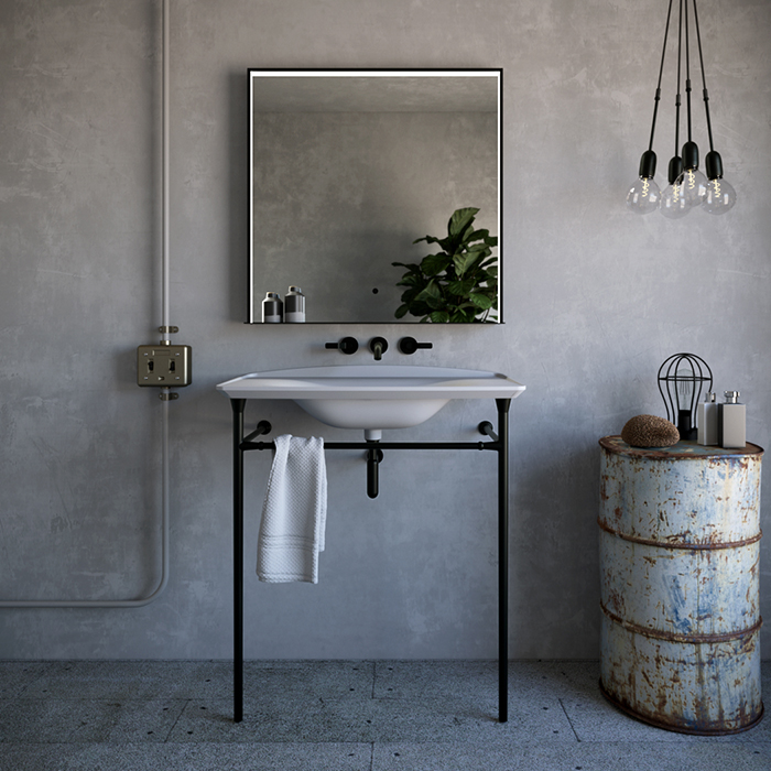 Консоль с раковиной Kerasan The New Yorker 927531  80Х53