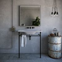 Консоль с раковиной Kerasan The New Yorker 927531  80Х53 схема 1