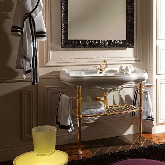 Консоль с раковиной Kerasan Retro  730090 100Х54 Хром схема 3