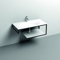 Консоль Kerasan Shape 9324K1 102Х50 с полкой схема 1