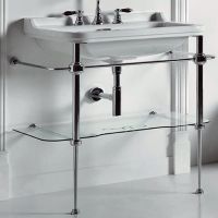 Консоль Kerasan Waldorf 9197K1cr 80Х55 хром схема 1