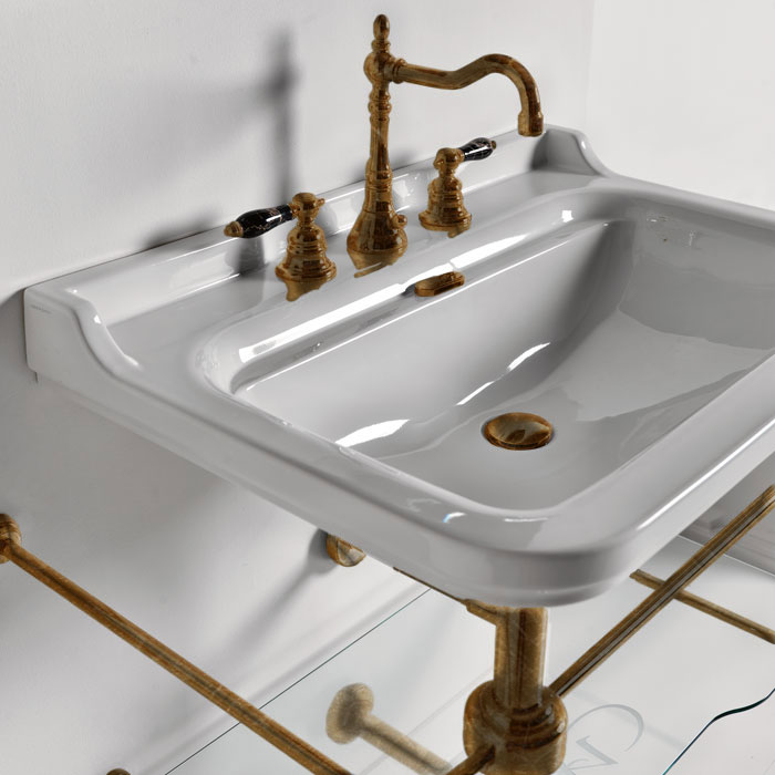 Консоль Kerasan Waldorf 9197K1cr 80Х55 хром ФОТО