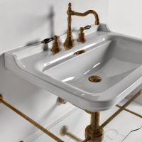 Консоль Kerasan Waldorf 9197K1cr 80Х55 хром схема 5