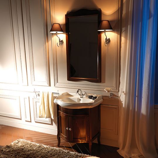 Тумба под раковину Kerasan Retro  735130 69Х52 с дверками схема 3