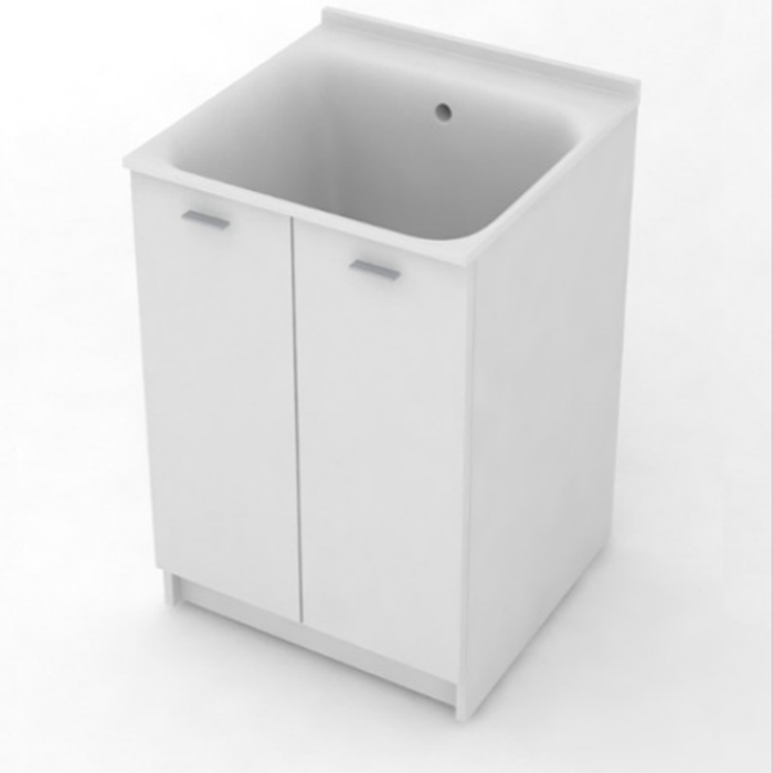 Тумба с раковиной Kerasan Aquadom 9165k3*0 75Х50 с дверками