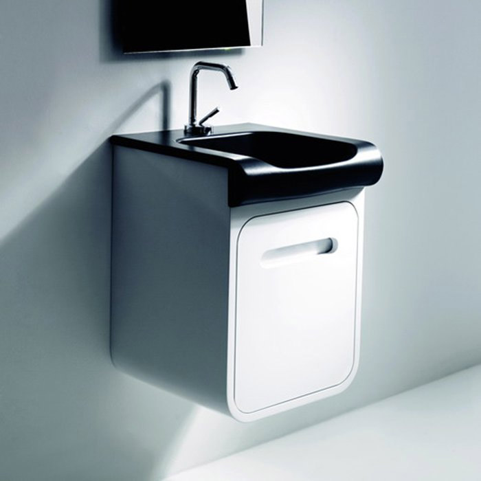 Тумба с раковиной Kerasan Inka project 911001 40Х37 с ящиком