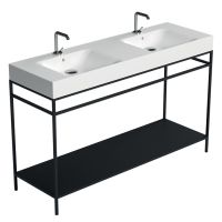 Консоль Kerasan Cento 924131 Nero matt 60Х45 с полкой схема 7