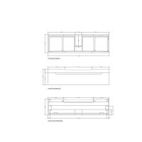Столешница Kerasan Inka project 341533 Arte 1 120Х35,5 схема 2 Столешница Kerasan Inka project 341533 Arte 1 120Х35,5 схема 2