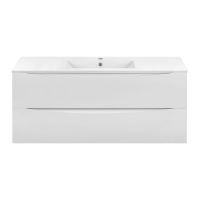 Тумба под раковину Vincea Mia MC120 VMC-2MC120GW 120Х46 с ящиком схема 5