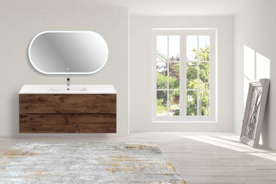 Тумба под раковину Vincea Mia MC120 VMC-2MC120GW 120Х46 с ящиком схема 9