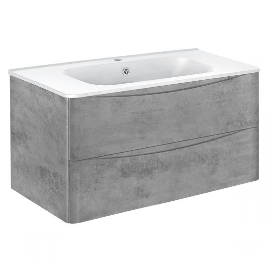 Тумба под раковину Vincea Paola VP100 VMC-2P100GW 100Х46 с ящиком схема 13