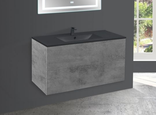 Тумба под раковину Vincea Mia MC100 VMC-2MC100GW 100Х46 с ящиком схема 11