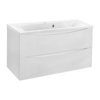 Тумба под раковину Vincea Mia MA900 VMC-2MA900GW 89Х44 с ящиками схема 4