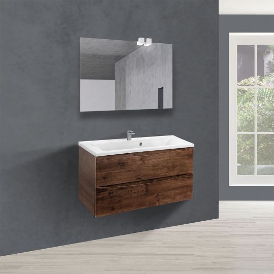 Тумба под раковину Vincea Mia MA900 VMC-2MA900GW 89Х44 с ящиками схема 12