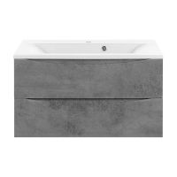 Тумба под раковину Vincea Mia MA900 VMC-2MA900GW 89Х44 с ящиками схема 21