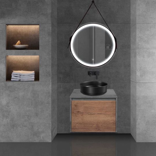 Тумба под раковину Vincea Mesa MS600 VMC-2MS600TB 60Х50 с ящиками схема 2