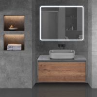 Тумба под раковину Vincea Mesa MS600 VMC-2MS600TB 60Х50 с ящиками схема 4