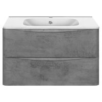 Тумба под раковину Vincea Paola VP800 VMC-2P800GW 80Х46 с ящиком схема 15