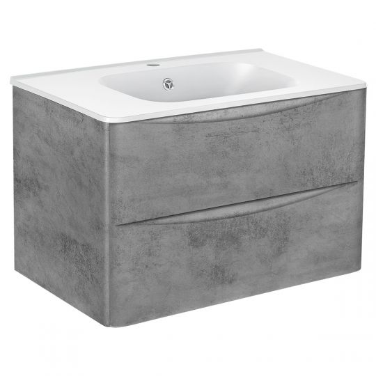 Тумба под раковину Vincea Paola VP800 VMC-2P800GW 80Х46 с ящиком схема 16