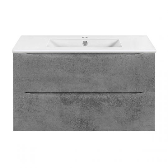 Тумба под раковину Vincea Mia Slim MC900S1 VMC-2MC900S1GW 90Х39 с ящиками схема 7