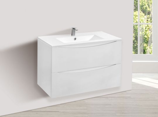 Тумба под раковину Vincea Mia MC800 VMC-2MC800GW 80Х46 с ящиками схема 2