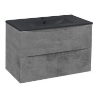 Тумба под раковину Vincea Mia MC800 VMC-2MC800GW 80Х46 с ящиками схема 26