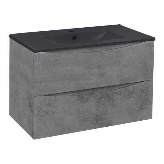 Тумба под раковину Vincea Mia MC800 VMC-2MC800GW 80Х46 с ящиками схема 26