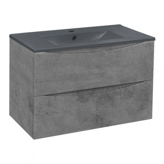 Тумба под раковину Vincea Mia MC800 VMC-2MC800GW 80Х46 с ящиками схема 29