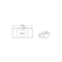 Раковина Vincea MC600S1 VBS-13980S1 накладная схема 2