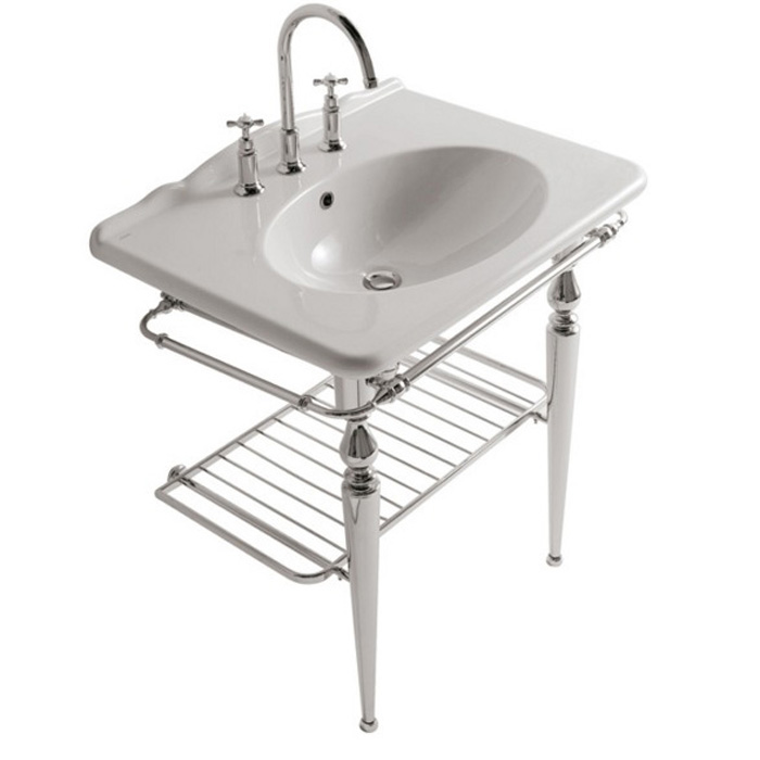 Изображение Раковина Globo Paestum PA028.BI*1 накладная