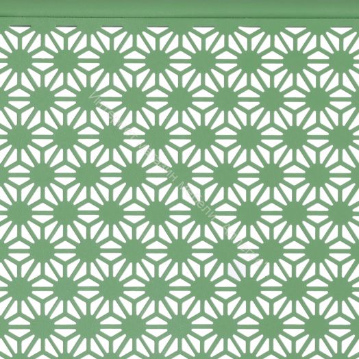 Стул Secret De Maison Villa стальной сплав, зелёный