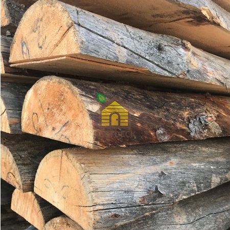 Полубревно из сухостойной сосны Кело