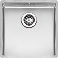 Двойная стальная мойка Reginox ELITE New York L 18x40+40x40 64х44 см схема 1